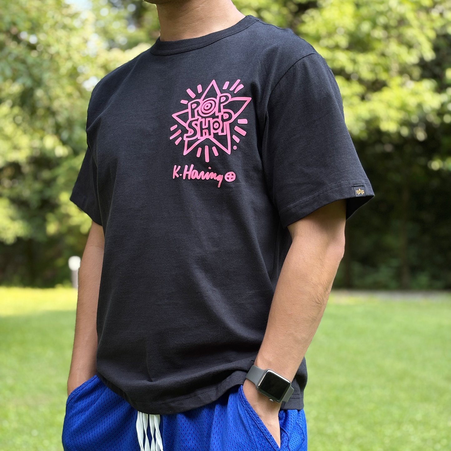 Alpha Industries × Keith Haring Graphic T-shirt "Dragon"
