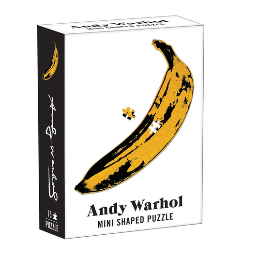 Andy Warhol Mini Shaped Puzzle - Banana