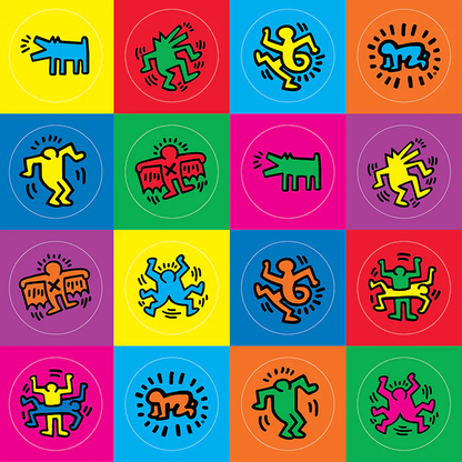 Keith Haring Sticker sheet S