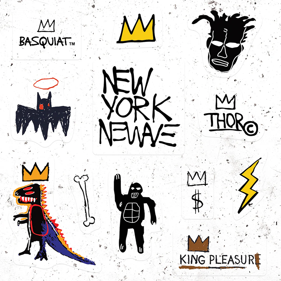 Basquiat Sticker Sheet