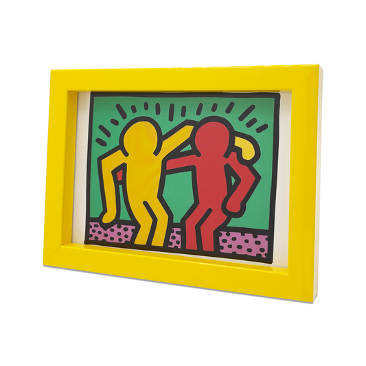 Color Framed Postcard Yellow