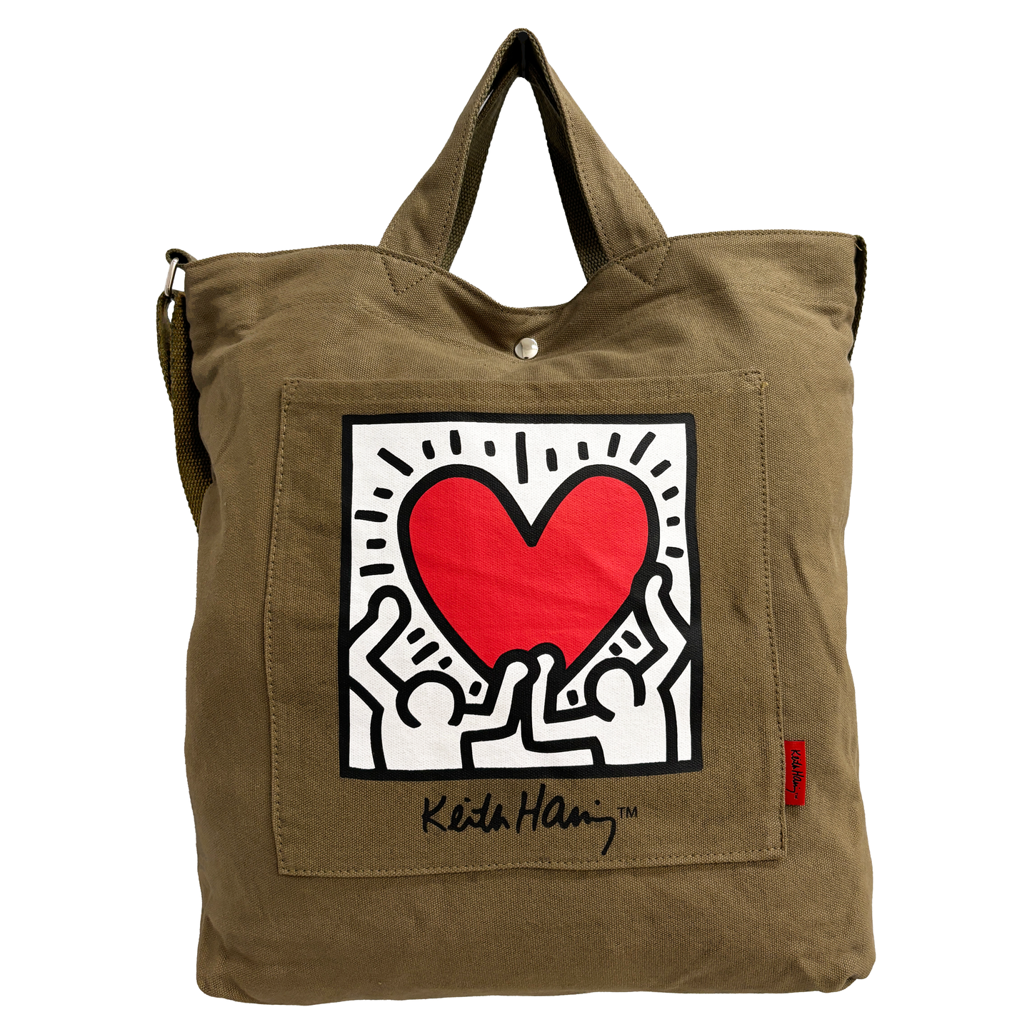 Cotton Canvas Tote #15511 Holding Heart