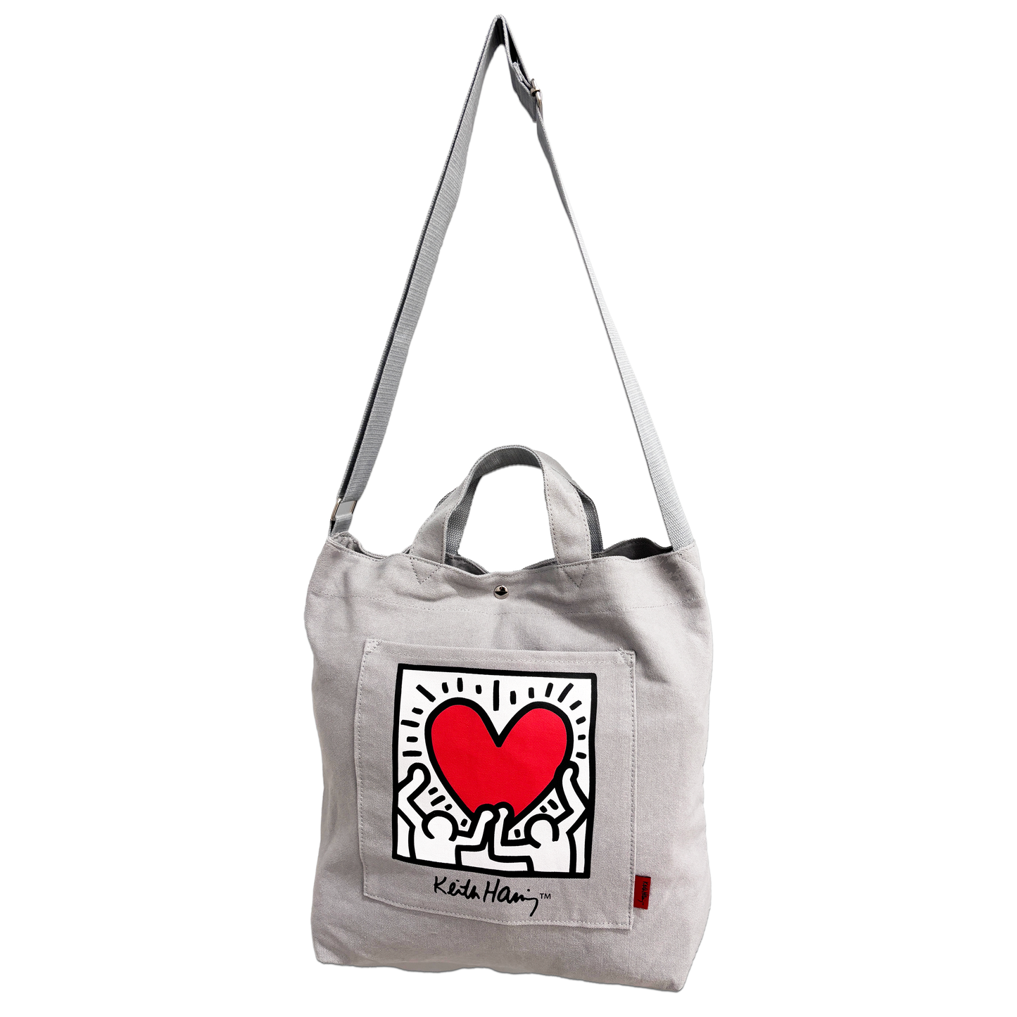 Cotton Canvas Tote #15511 Holding Heart