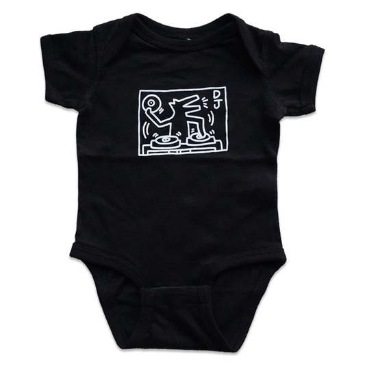 Deadstock Pop Shop Keith Haring "DJ Dog" Baby Romper