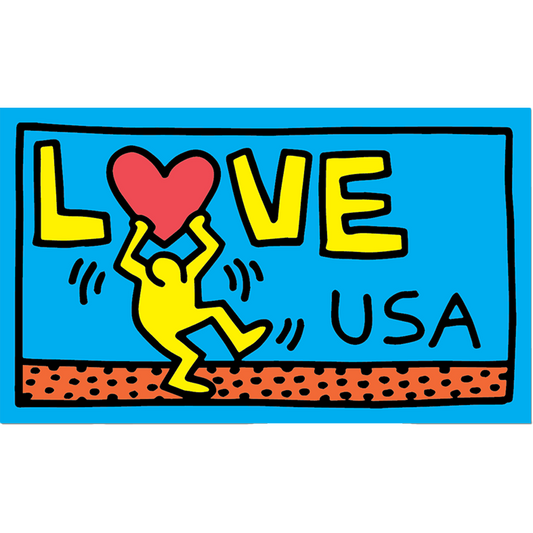 Die-cut Sticker L Love USA