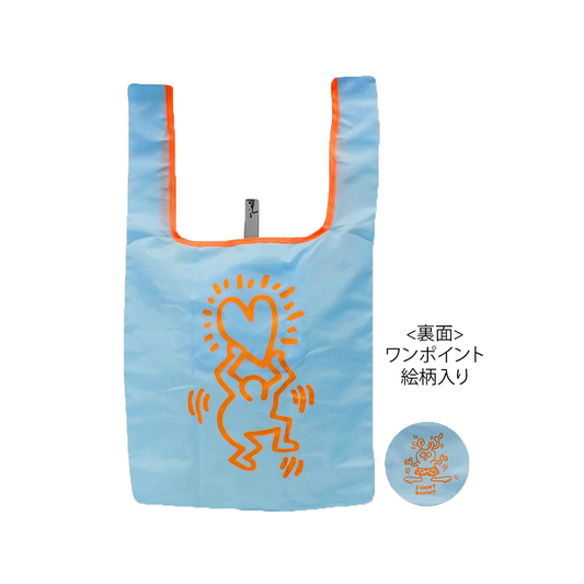 ECO BAG -Blue Holding Heart-