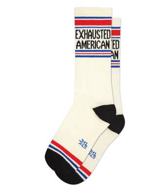 GUMBALL POODLE Socks EXHAUSTED AMERICAN