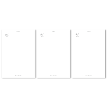 「北川原温 時間と空間の星座」ポストカード：北川原温ドローイングセット