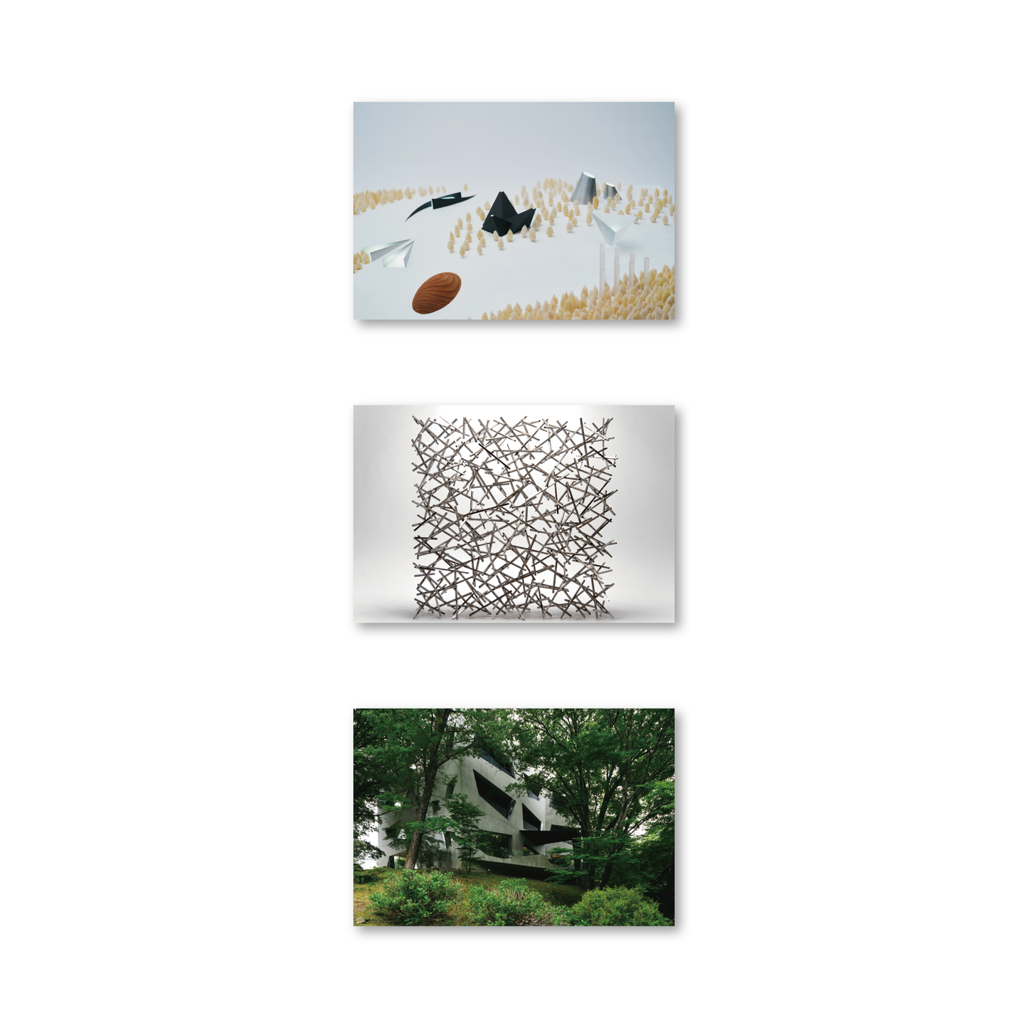 「北川原温 時間と空間の星座」ポストカード：展覧会アーカイブセット