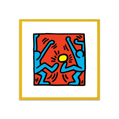 Keith Haring Framed Poster M Untitled