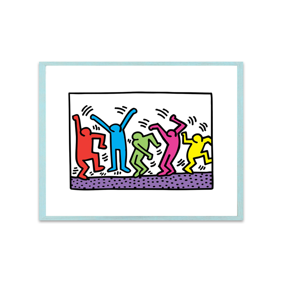 Keith Haring Framed Poster S Untitled (Dance)