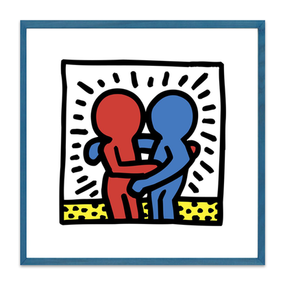 Keith Haring Framed Poster L Untitled, 1987