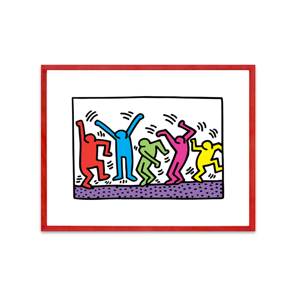 Keith Haring Framed Poster S Untitled (Dance)