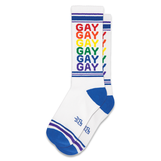 GUMBALL POODLE Gym Socks Gay Rainbow 121084-GCGYR