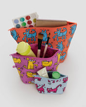 Load image into gallery viewer, BAGGU GO POUCH SET Keith Haring Pets