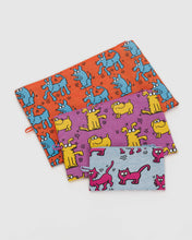 Load image into gallery viewer, BAGGU GO POUCH SET Keith Haring Pets