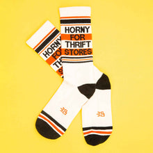 Load image into gallery viewer, GUMBALL POODLE Socks HORNY FOR THRIFT STORE