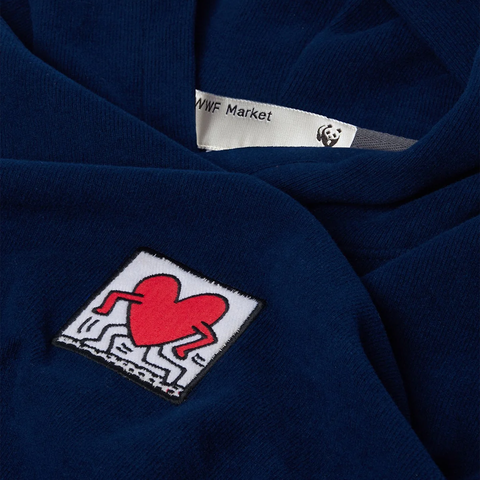 Reflect Studio Keith Haring Hoodie "Heart"