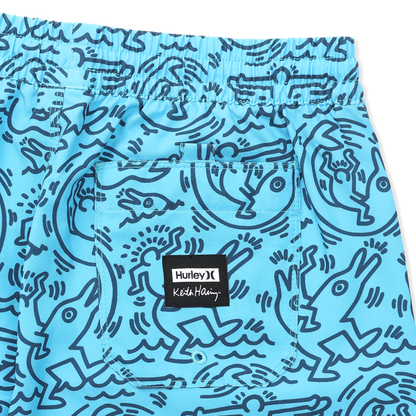 Hurley × Keith Haring Cannonball 17" Volley Short