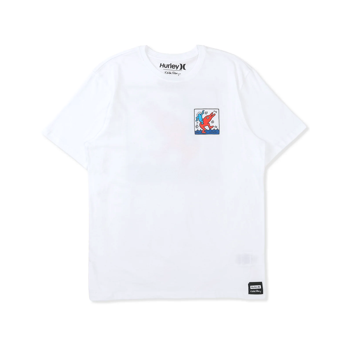 Hurley × Keith Haring Graphic T-shirt "Dolphin Ride"