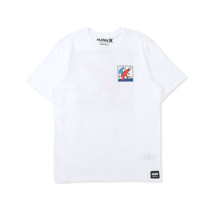Hurley × Keith Haring Graphic T-shirt "Dolphin Ride"