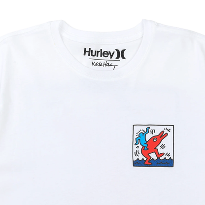 Hurley × Keith Haring Graphic T-shirt "Dolphin Ride"