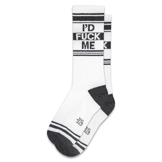 GUMBALL POODLE Gum Socks I'D FUCK ME-Black 119035-GCIFMB