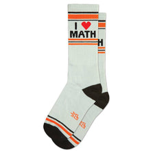 画像をギャラリービューアに読み込む, GUMBALL POODLE  Socks I ❤️ Math Gym Socks