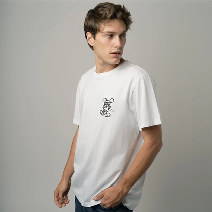 Jimmy Lion Keith Haring T-shirt "Andy Mouse"