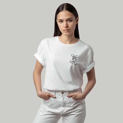Jimmy Lion Keith Haring T-shirt "Andy Mouse"