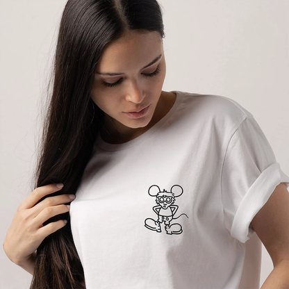 Jimmy Lion Keith Haring T-shirt "Andy Mouse"