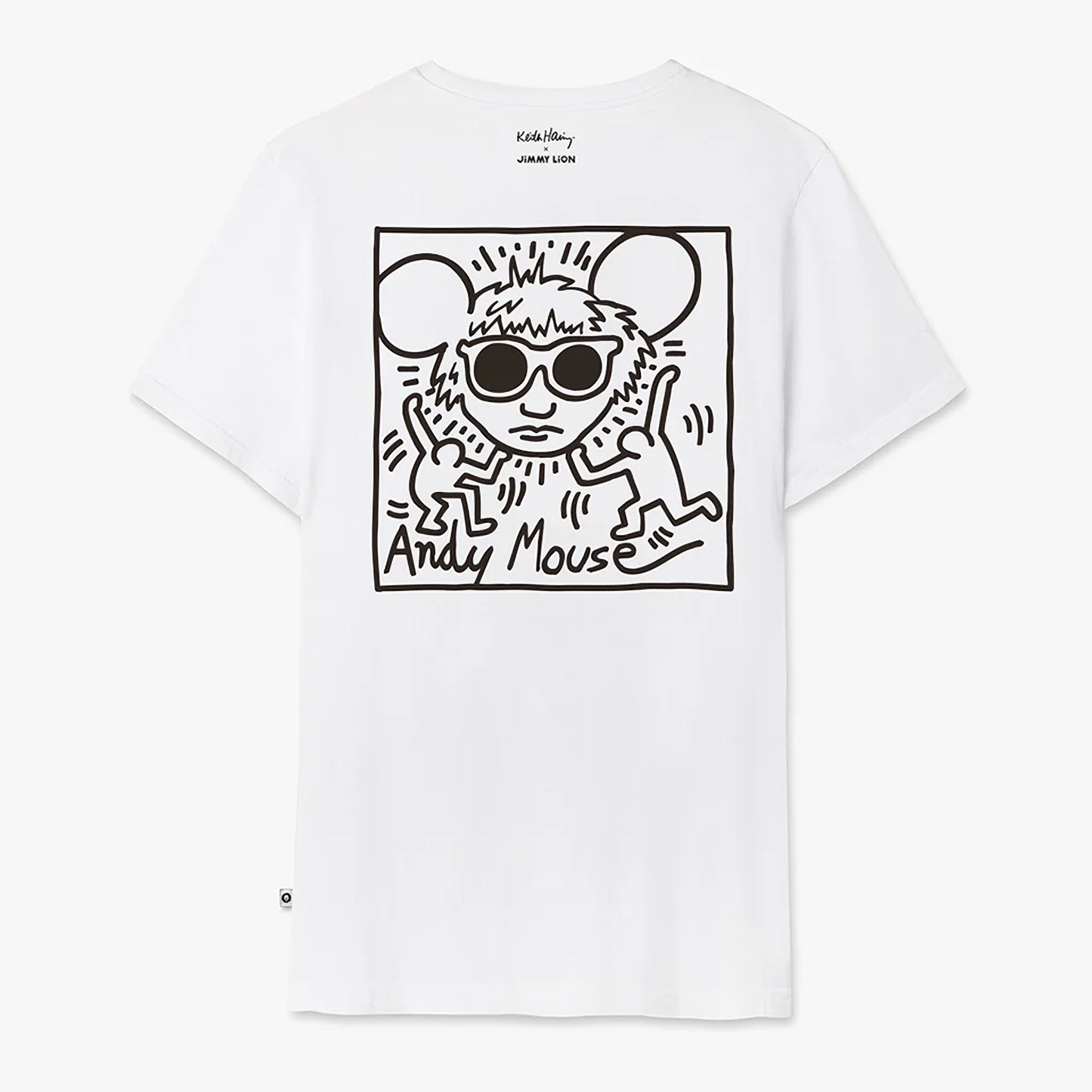 Jimmy Lion Keith Haring T-shirt "Andy Mouse"