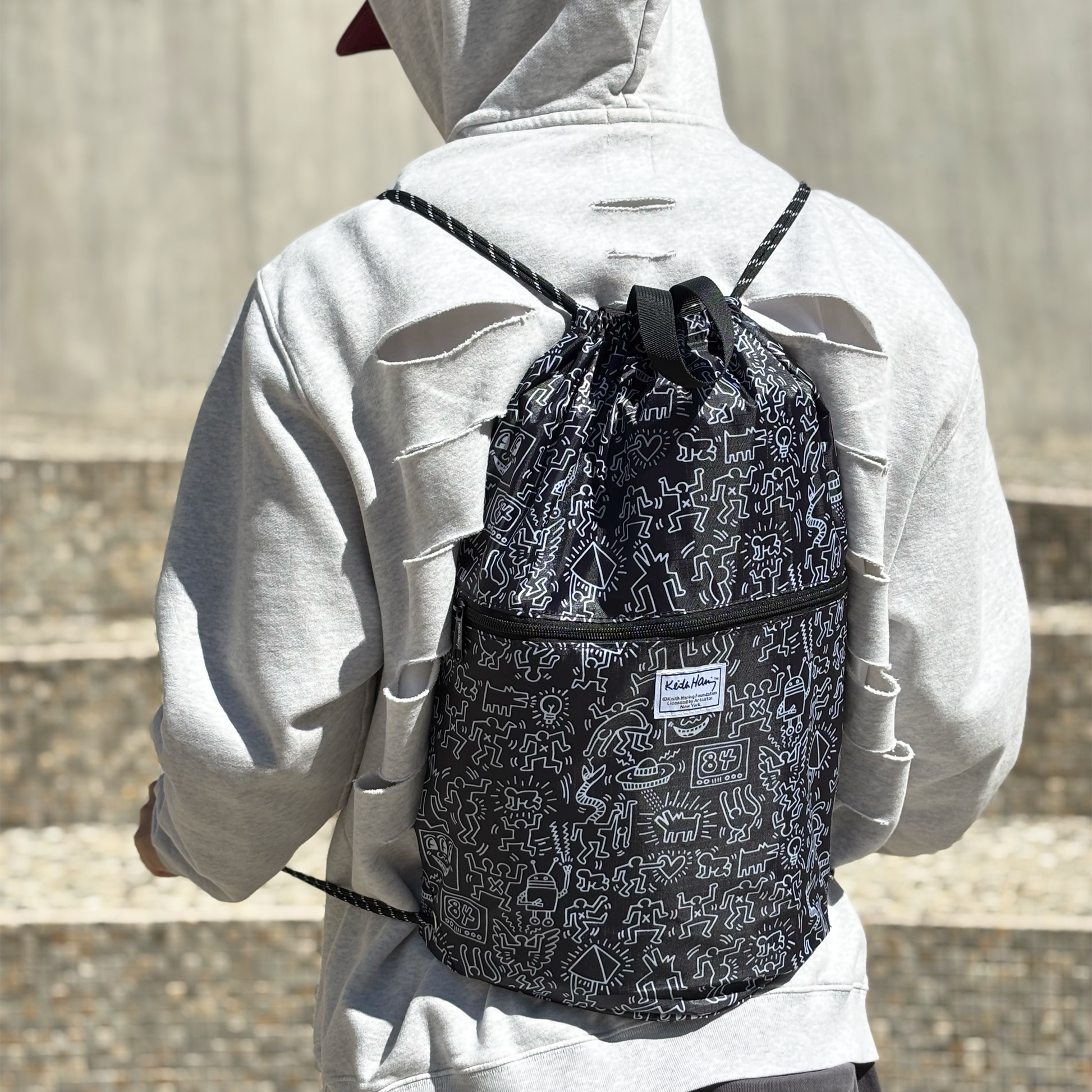 Keith Haring キース・ヘリング ナップサック Backpack – Nakamura Keith Haring キース・ヘリング ナップサック Backpack – Nakamura