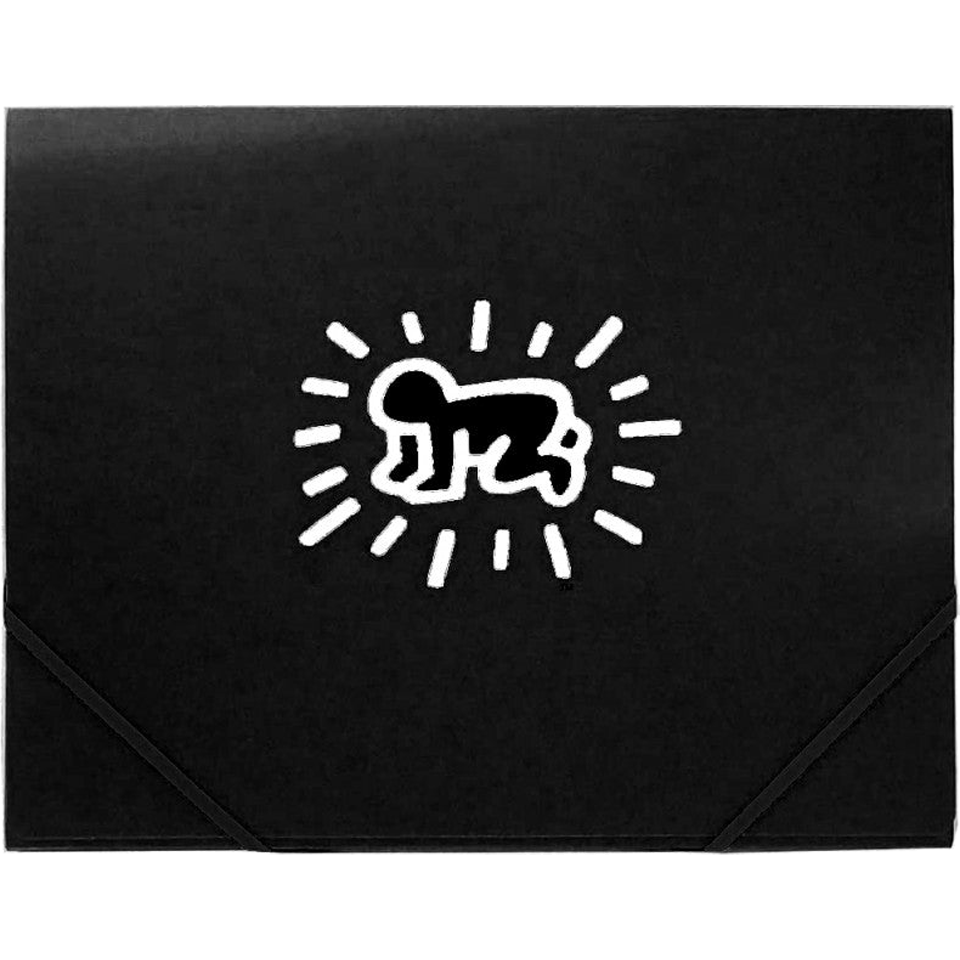 Keith Haring File case Black