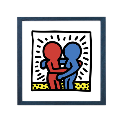Keith Haring Framed Poster L Untitled, 1987