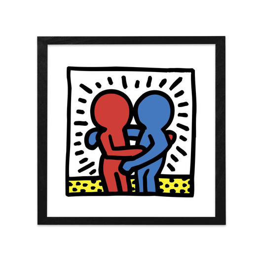 Keith Haring Framed Poster L Untitled, 1987