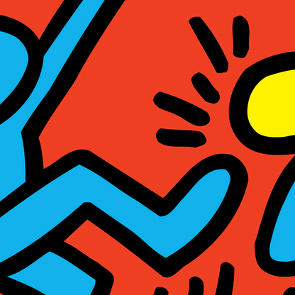 Keith Haring Framed Poster M Untitled