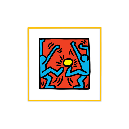Keith Haring Framed Poster M Untitled