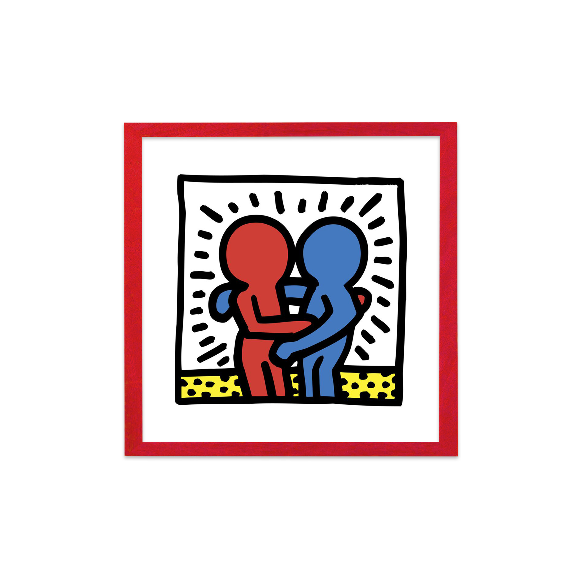 Keith Haring キース・ヘリング 額装ポスター Untitled, 1987