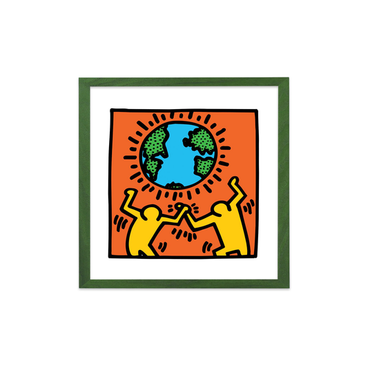 Keith Haring Framed Poster M Untitled (World)