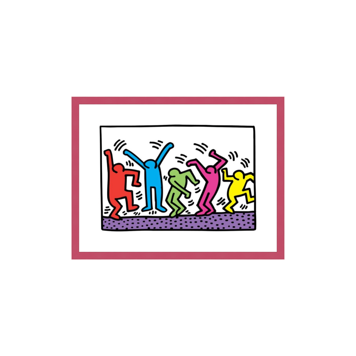 Keith Haring Framed Poster S Untitled (Dance)