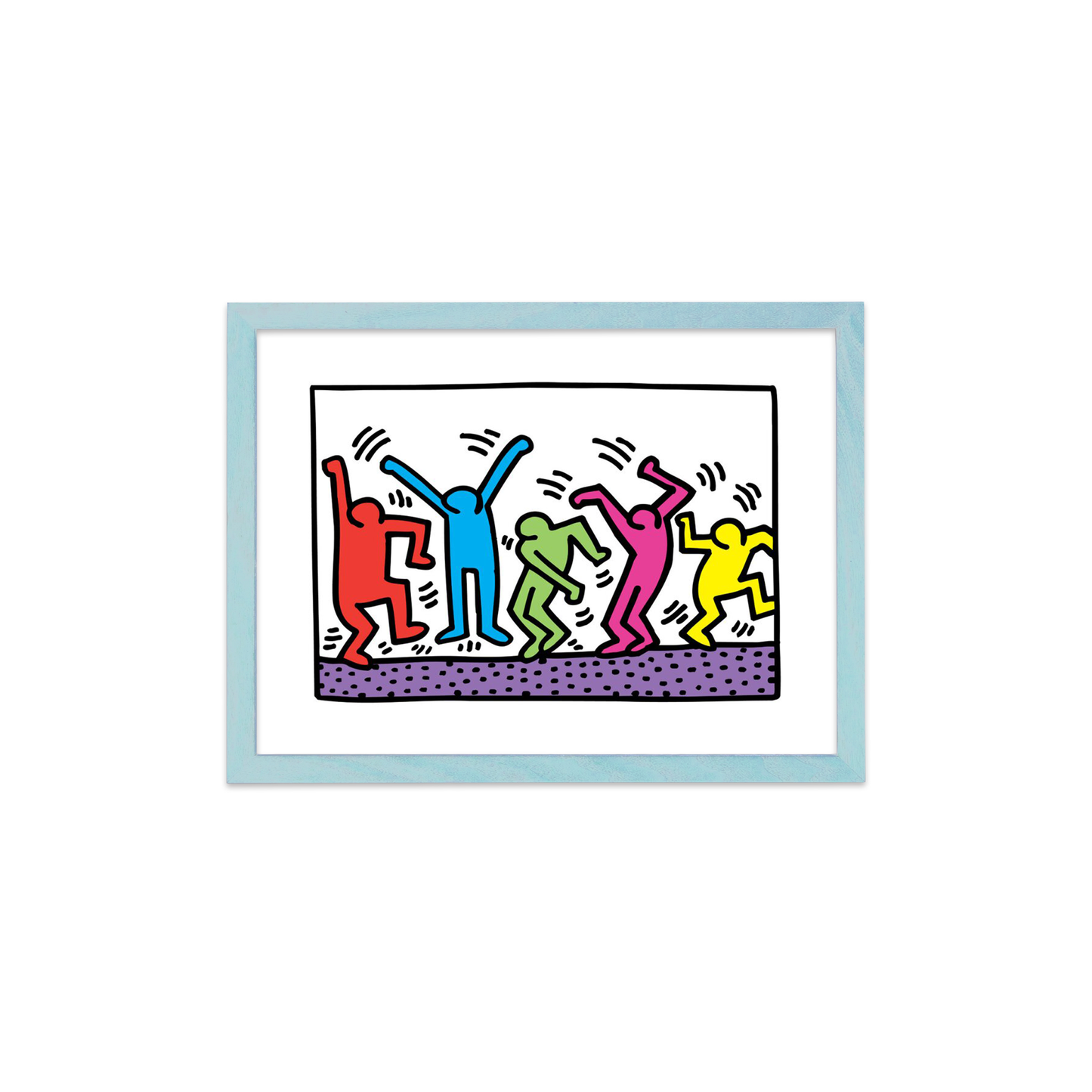 Keith Haring Framed Poster S Untitled (Dance)