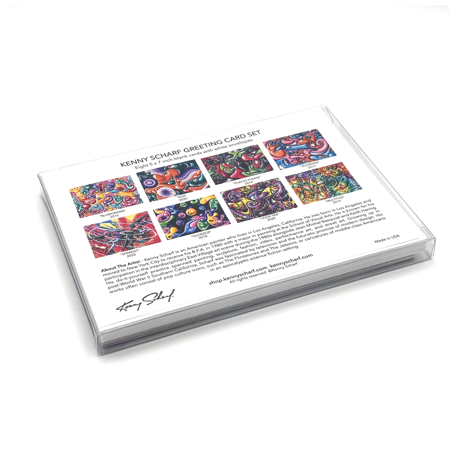 Kenny Scharf Greeting Cards Collection 1