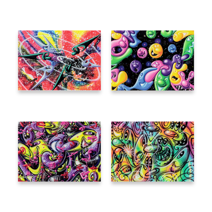 Kenny Scharf Greeting Cards Collection 1