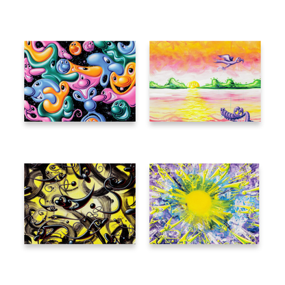 Kenny Scharf Greeting Cards Collection 2