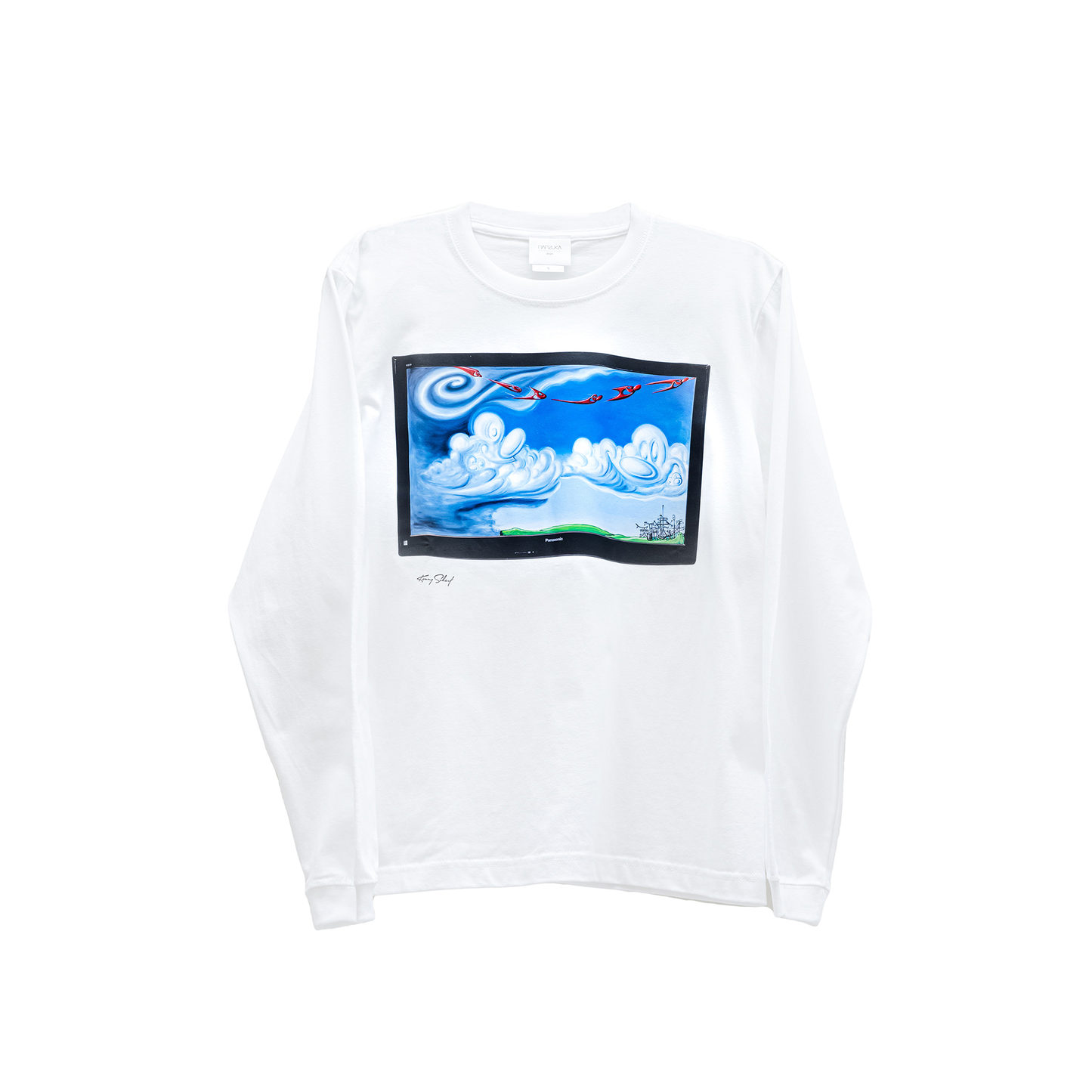 Kenny Scharf Long Sleeve T-shirt PANASONIC POWER GRID