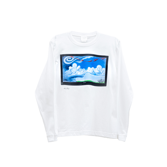 Kenny Scharf Long Sleeve T-shirt PANASONIC POWER GRID