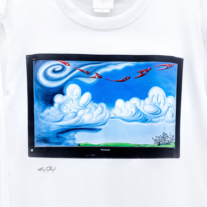Kenny Scharf Long Sleeve T-shirt PANASONIC POWER GRID