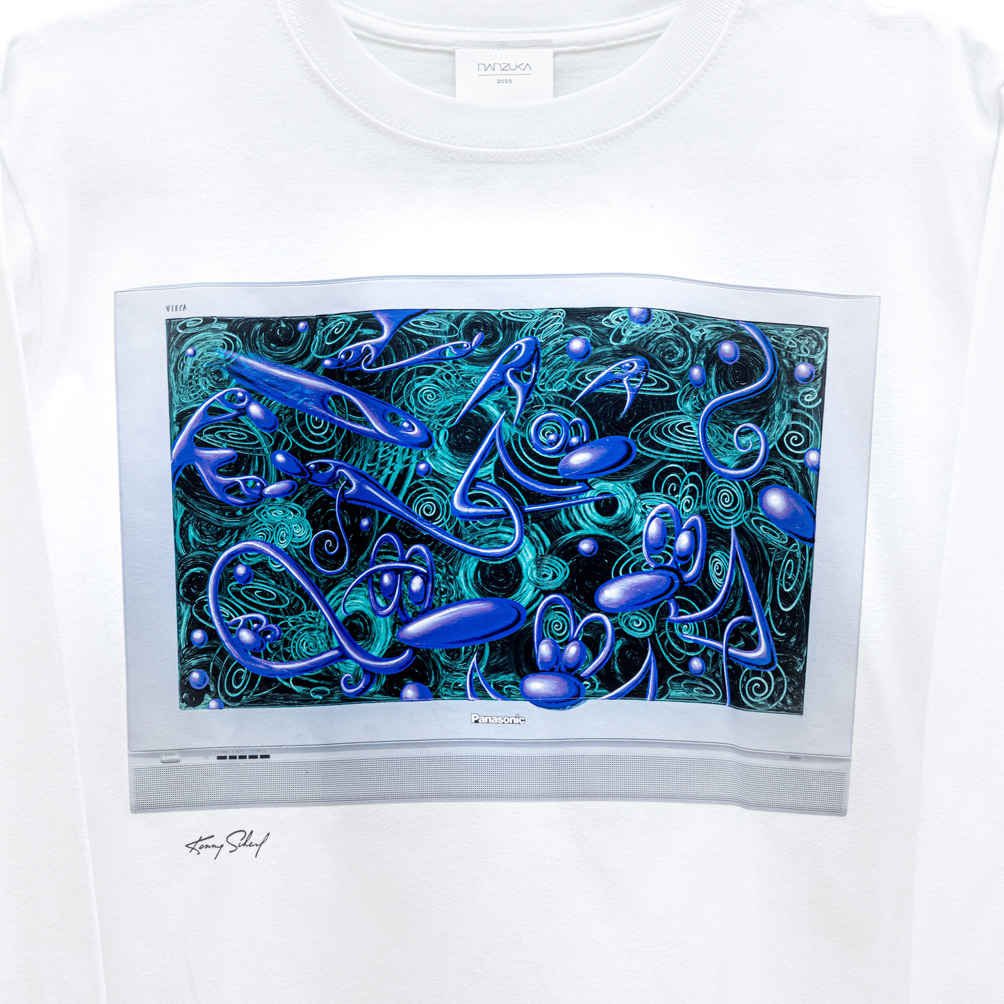 Kenny Scharf Long Sleeve T-shirt VIERA SONIC
