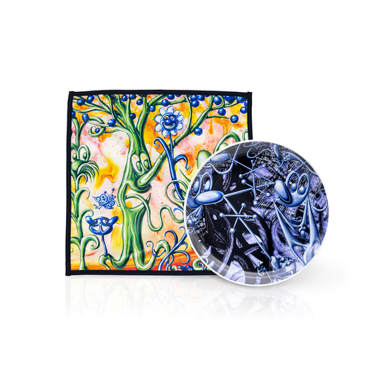 Kenny Scharf Plate and Napkin Set